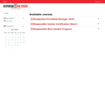 Responsiblewinevendorprogram.com(RWV) Screenshot