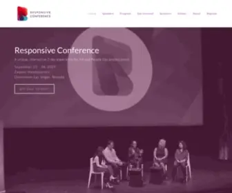 Responsiveconference.com(Responsive Conference) Screenshot