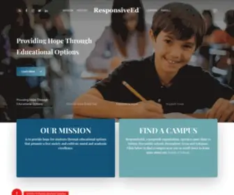 Responsiveed.com(Responsive Education Solutions) Screenshot