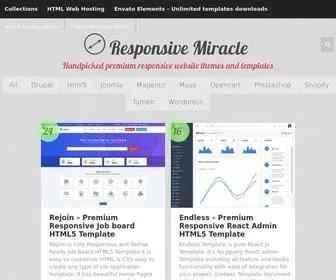 Responsivemiracle.com(Responsive Miracle) Screenshot