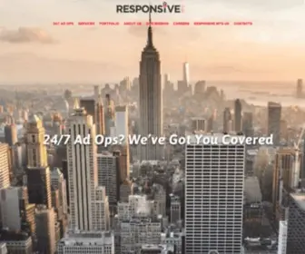 Responsivemts.com(Responsive Media Tech Services) Screenshot