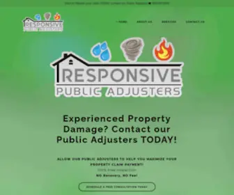 Responsivepa.com(Responsive Public Adjusters) Screenshot