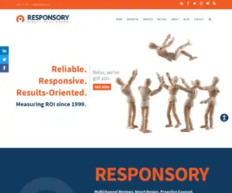 Responsory.com(Multichannel Marketing & Advertising) Screenshot