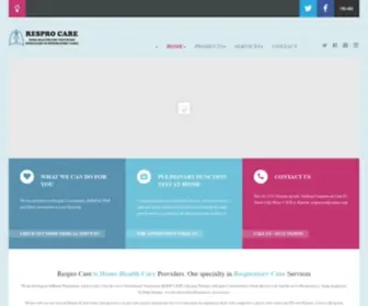 Resprocare.com(Medical Equipment Supplier) Screenshot