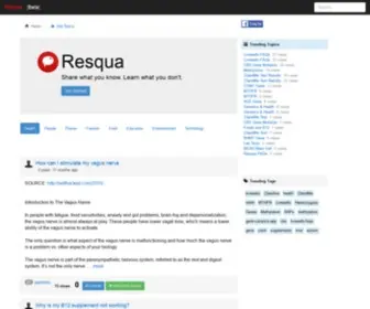 Resqua.com(Health) Screenshot