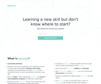 Resrcr.io(resrcr) Screenshot