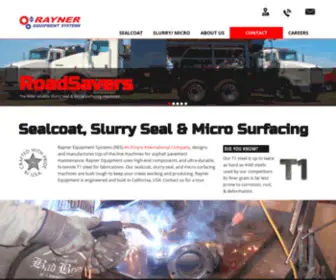 Resroadsaver.com(Rayner Equipment Systems) Screenshot