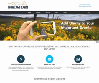 Resrunner.com(Event) Screenshot