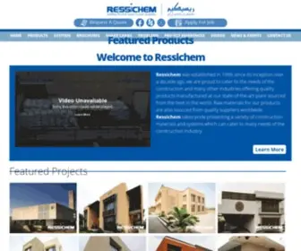 Ressichem.com(Home) Screenshot