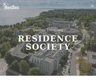 Ressoc.ca(The Residence Society) Screenshot