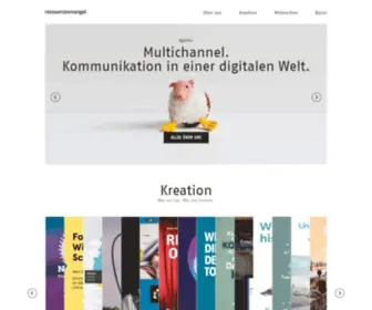 Ressourcenmangel.de(Startseite) Screenshot