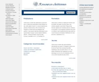 Ressourceschretiennes.com(Bibliothèque) Screenshot