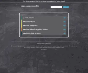 Ressourcespourcm2.fr(Tout ce qu’il faut savoir avant de passer en 6ème) Screenshot