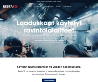 Restaeq.fi(Käytetyt ravintolalaitteet ja kalusteet) Screenshot