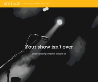 Restagefund.com(Stage) Screenshot