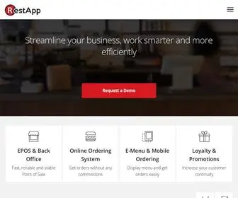 Restapp.com(Online Ordering for Restaurants and All Businesses) Screenshot