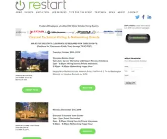 Restartevents.com(ReStart Hiring Events) Screenshot