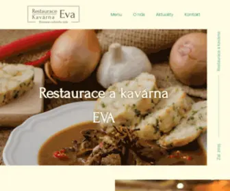 Restaurace-Kavarna-Eva.cz(Rodinná restaurace) Screenshot