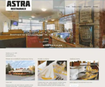 Restauraceastra.cz(Restaurace Astra Svitavy) Screenshot