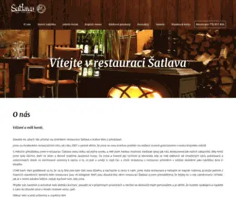 Restauracesatlava.cz(Restaurace Šatlava) Screenshot