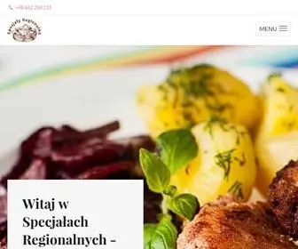 RestauracJa-SpecJalyregionalne.pl(Witaj w Specjałach Regionalnych) Screenshot
