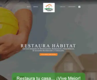 Restaurahabitat.com.mx(Restaura Hábitat) Screenshot