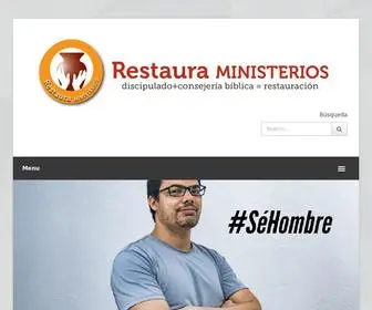 Restauraministerios.org(Restaura Ministerios) Screenshot