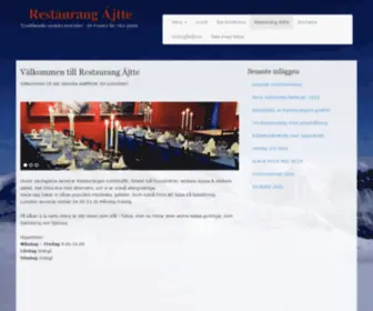 RestaurangajTte.se(Restaurang Ájtte) Screenshot