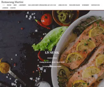 Restaurangmartini.se(Restaurang Martini) Screenshot