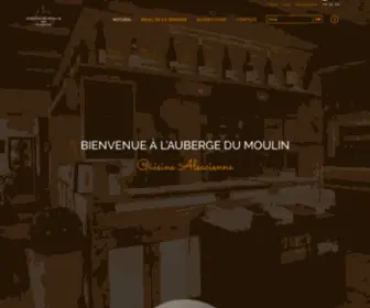 Restaurant-Auberge-DU-Moulin.fr(AUBERGE DU MOULIN) Screenshot