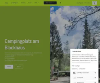 Restaurant-Blockhaus.com(Camping restaurant erholung genießen radeln biken schlafen nacht essen trinken wandern laufen schwimmen sonnen ruhe idylle streß entspannen abschalten köstlichkeiten region frisch) Screenshot