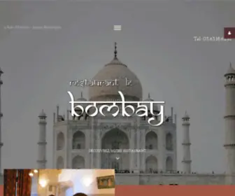 Restaurant-Bombay-Besancon.com(Accueil) Screenshot