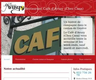 Restaurant-Cafe-Avusy-Chez-Casa.ch(Casa)) Screenshot