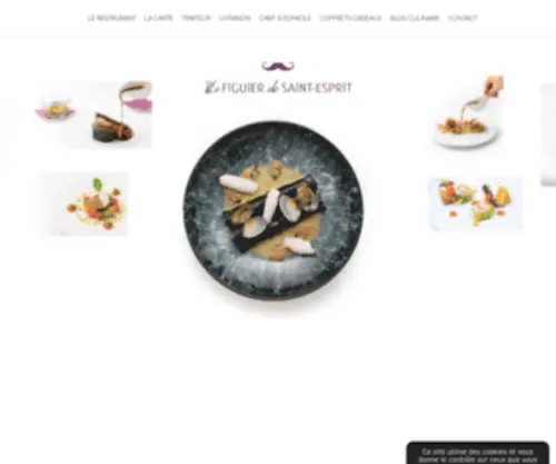 Restaurant-Figuier-Saint-Esprit.com(Restaurant gastronomique étoilé à Antibes 06 sur la Côte d'Azur) Screenshot