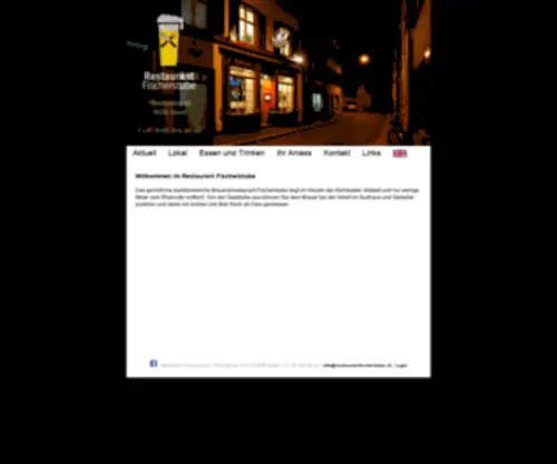 Restaurant-Fischerstube.ch(Restaurant Fischerstube) Screenshot