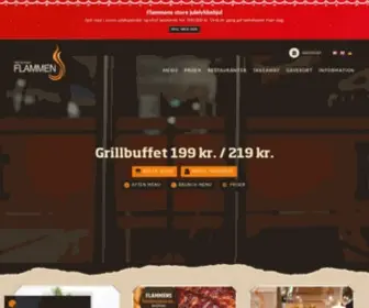 Restaurant-Flammen.dk(Hos Restaurant Flammen serverer vi grill) Screenshot