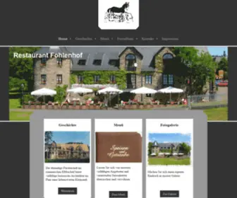 Restaurant-Fohlenhof.de(Restaurant Fohlenhof) Screenshot