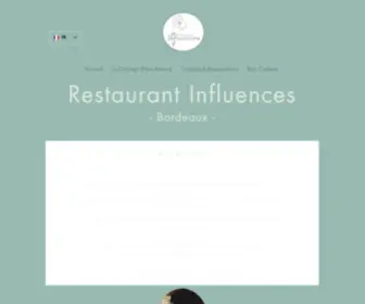 Restaurant-Influences.com(Restaurant Gastronomique) Screenshot