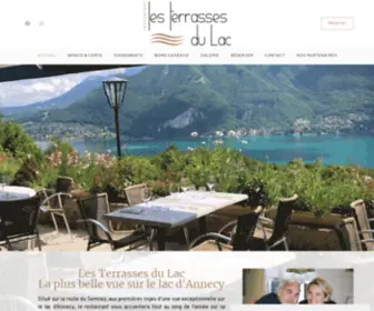 Restaurant-Les-Terrasses-DU-Lac.com(Les Terrasses du Lac) Screenshot