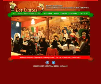 Restaurant-Loscuates.cl(RESTAURANTE LOS CUATES) Screenshot