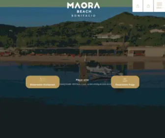 Restaurant-Maorabeach.com(Maora Beach Bonifacio ) Screenshot