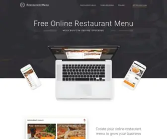 Restaurant-Menu.net(The complete package to create your online restaurant menu and start selling online) Screenshot