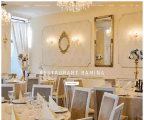 Restaurant-Ramina.ro(Timișoara) Screenshot