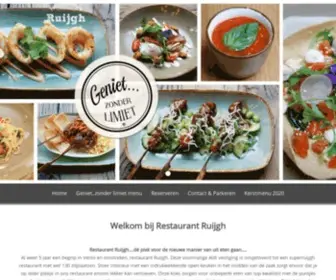 Restaurant-Ruijgh.nl(Restaurant Ruijgh) Screenshot