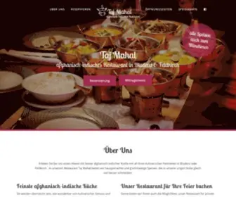 Restaurant-TajMahal.at(Taj Mahal Restaurant in Bludenz & Feldkirch) Screenshot