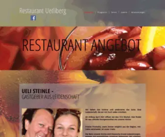 Restaurant-Uetliberg.ch(Restaurant) Screenshot