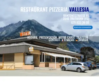 Restaurant-Vallesia.ch(Restaurant Pizzeria Vallesia) Screenshot