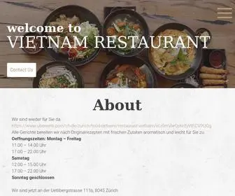 Restaurant-Vietnam.ch(Vietnam Restaurant) Screenshot