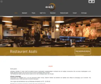 Restaurantasahi.nl(Ons restaurant) Screenshot