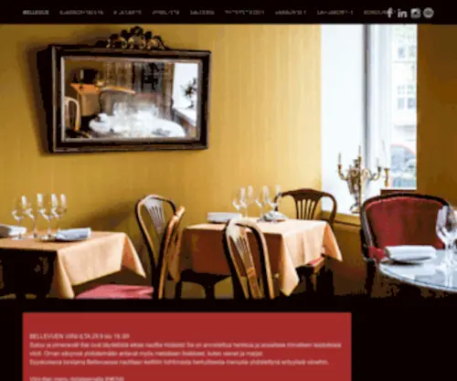 Restaurantbellevue.com(Restaurant Bellevue) Screenshot